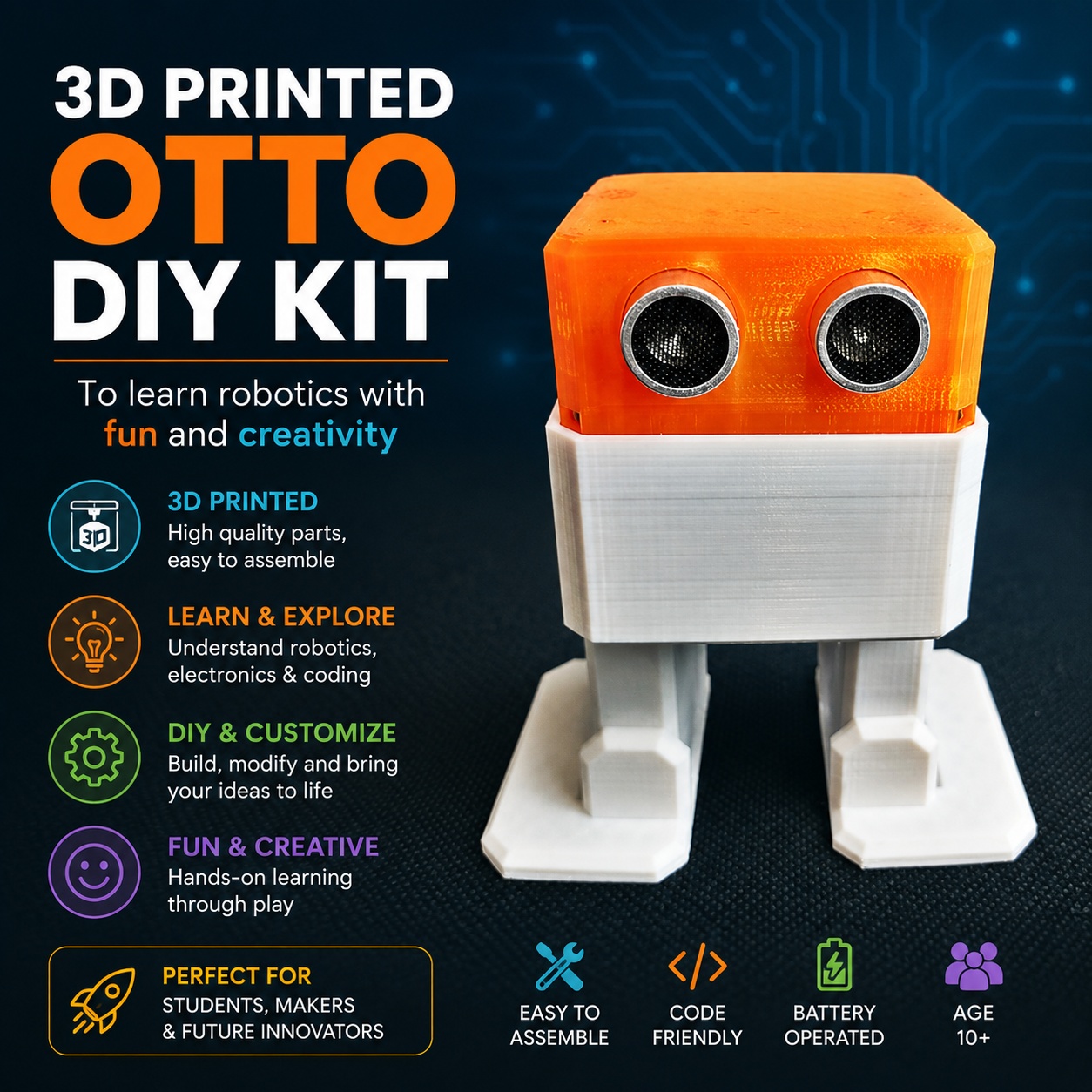 3D Printed Robot